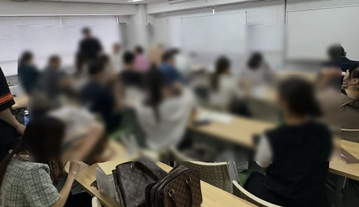 実物を使った講義風景